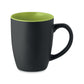 Black Matt Mug with Coloured Inner