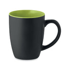 Corporate Black Mug with Coloured Inner