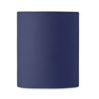 Branded classic cylindrical matt mug for engraving, side view