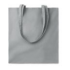 Branded Organic Cotton Shopping Bag EU in Grey