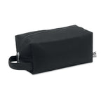 Branded Organic Canvas Cosmetic Bag 220gsm in Black