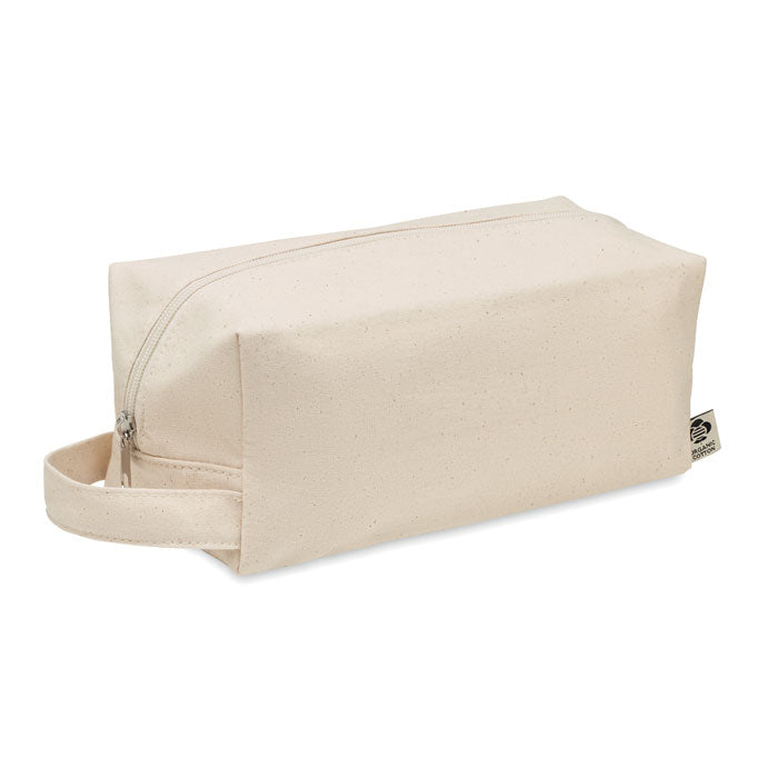 Branded Organic Canvas Cosmetic Bag 220gsm