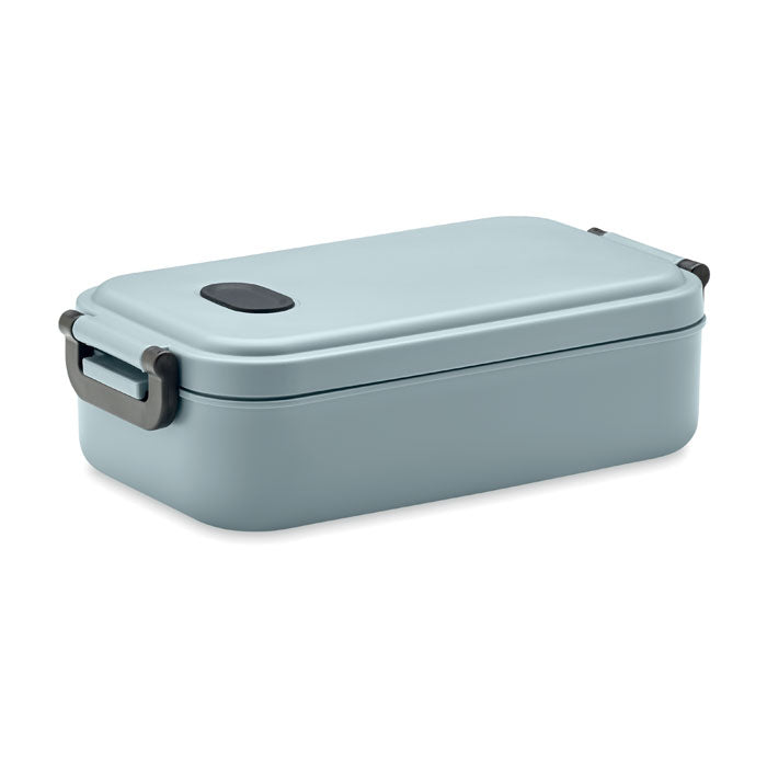 Branded PP Lunch Box with Silicone Valve 800ml in Grey