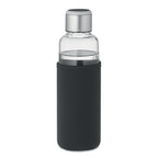 Branded Glass Bottle with Hydration Reminder without branding