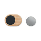 Branded Bamboo Magnetic Air Vent Phone Holder without branding