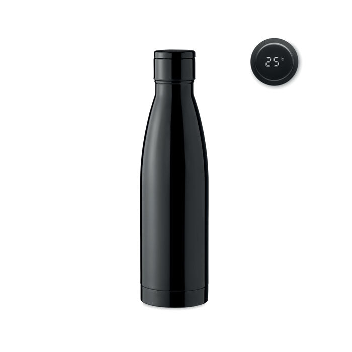 Branded vacuum bottle with LED thermometer