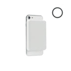 Branded Magnetic Wireless Power Bank 5000mAh in White