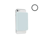 Branded Magnetic Wireless Power Bank 5000mAh in Blue