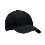 Branded 5 Panel Brushed Cotton Baseball Cap 260gsm colour option 81