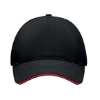 Branded 5 Panel Brushed Cotton Baseball Cap 260gsm without branding