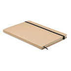 Branded A5 Squared Recycled Carton Notebook in Black