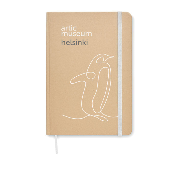 Branded A5 Squared Recycled Carton Notebook