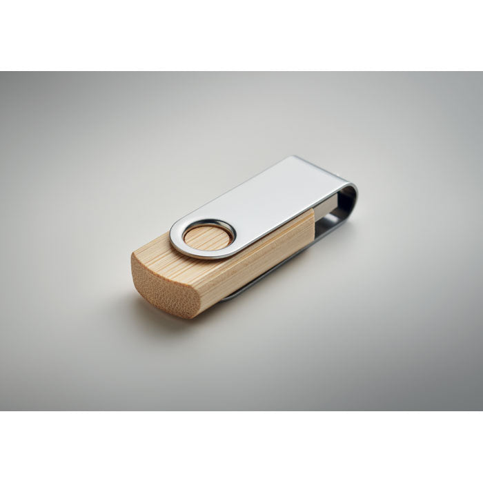 Branded Bamboo 16GB USB Flash Drive without branding