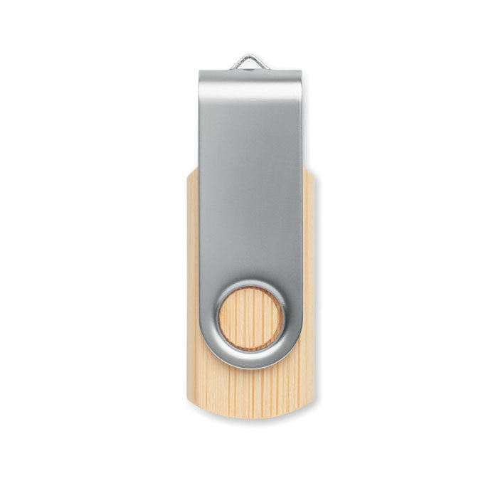 Branded Bamboo 16GB USB Flash Drive without branding