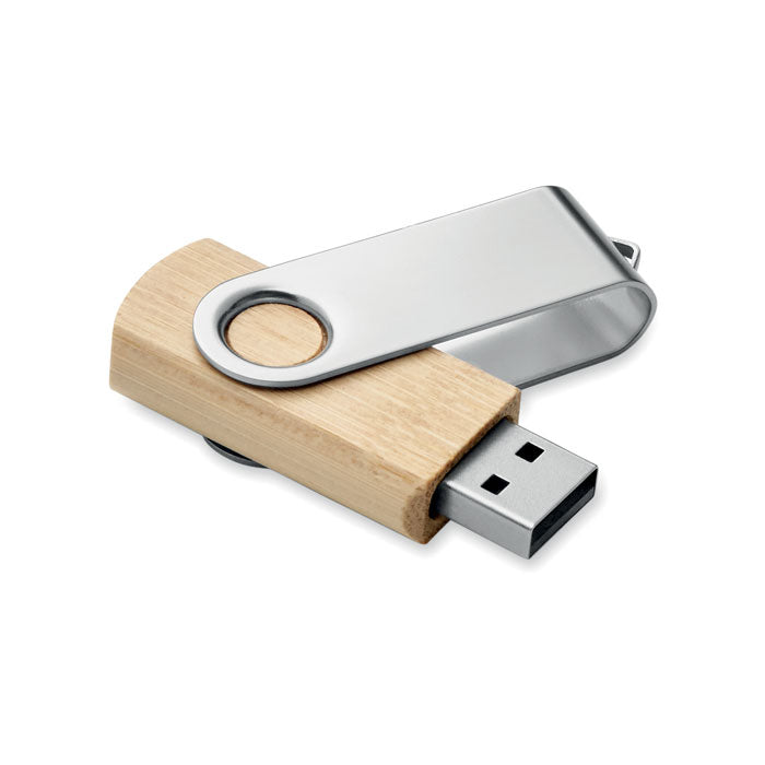 Branded Bamboo 16GB USB Flash Drive