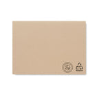 Branded Sticky Note Memo Set with Recycled Paper Cover without branding
