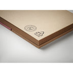 Branded Sticky Note Memo Set with Recycled Paper Cover without branding