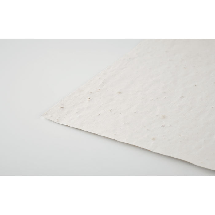 Branded Wildflower Seed Paper Sheet - A4 without branding