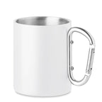Branded Sublimation Metal Mug with Carabiner Handle 300ml