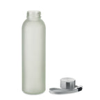 Branded Glass Bottle with Steel Lid and Strap without branding
