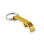 Branded Recycled Aluminium Bottle Opener Key Ring
