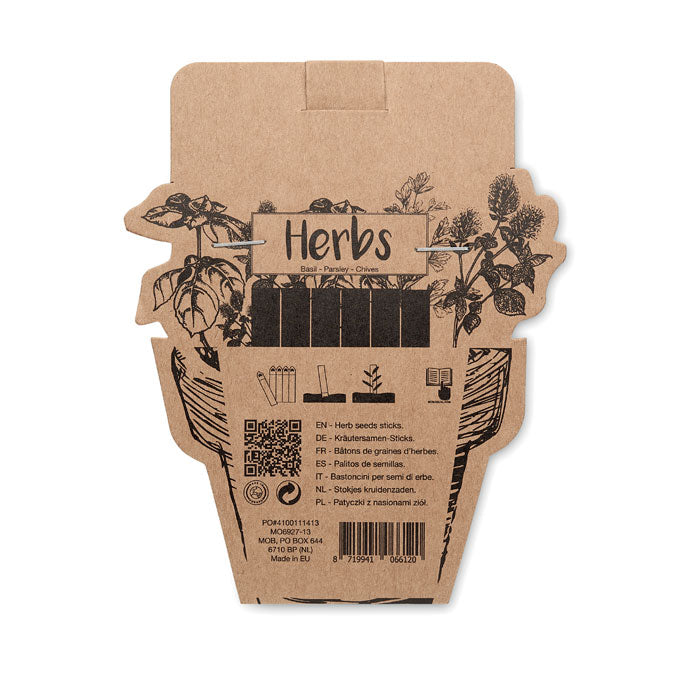 Branded Herb Seedsticks without branding