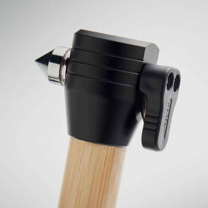 Branded Bamboo Torch with Emergency Hammer without branding