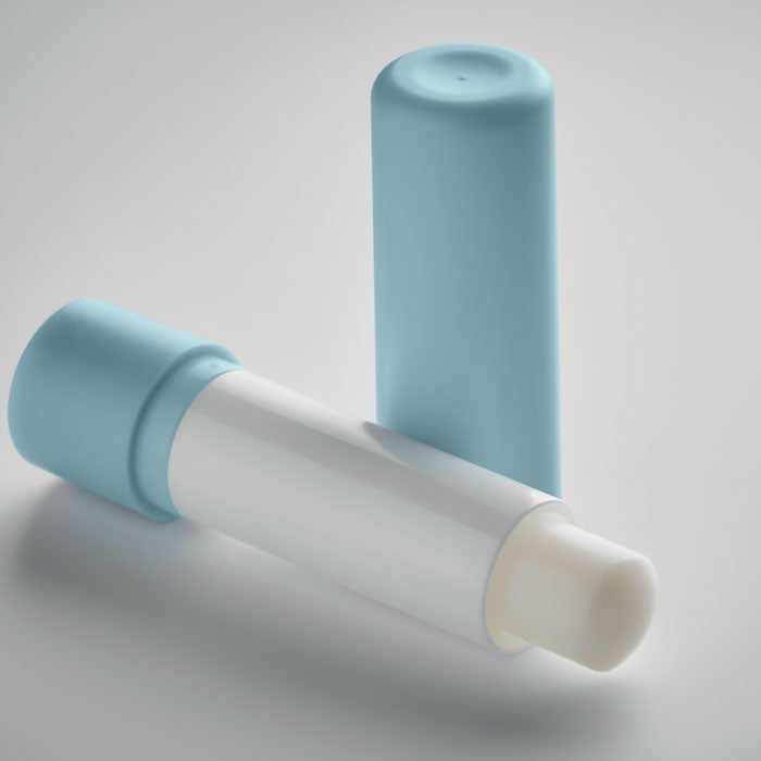 Branded Vegan Lip Balm in Recycled ABS without branding