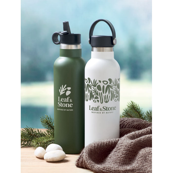Branded Water Bottle with 2 Lids