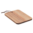 Branded Small Acacia Wood Cutting Board with Cord