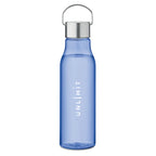 Branded RPET Bottle with Steel Cap - 600ml in Blue