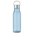 Branded RPET bottle with steel cap, 600ml