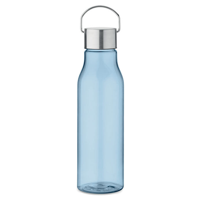 Branded RPET bottle with steel cap, 600ml