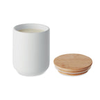 Branded Fresh Linen Candle in Stoneware Jar 200g