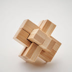 Branded Bamboo Brain Teaser Puzzle without branding