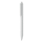 Branded Recycled ABS Push Button Pen in White