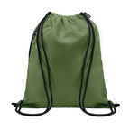 Branded Large Drawstring Bag 300D RPET in Green
