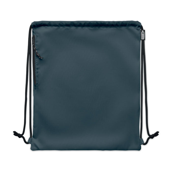 Branded Large Drawstring Bag 300D RPET without branding