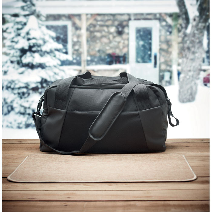 Branded 300D Ripstop Sports Bag in use