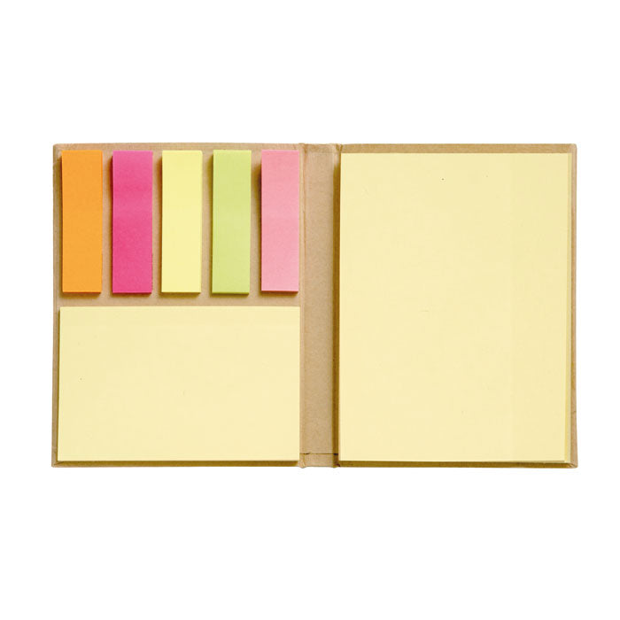 Branded Recycled Carton Cover Sticky Note Memo Pad without branding