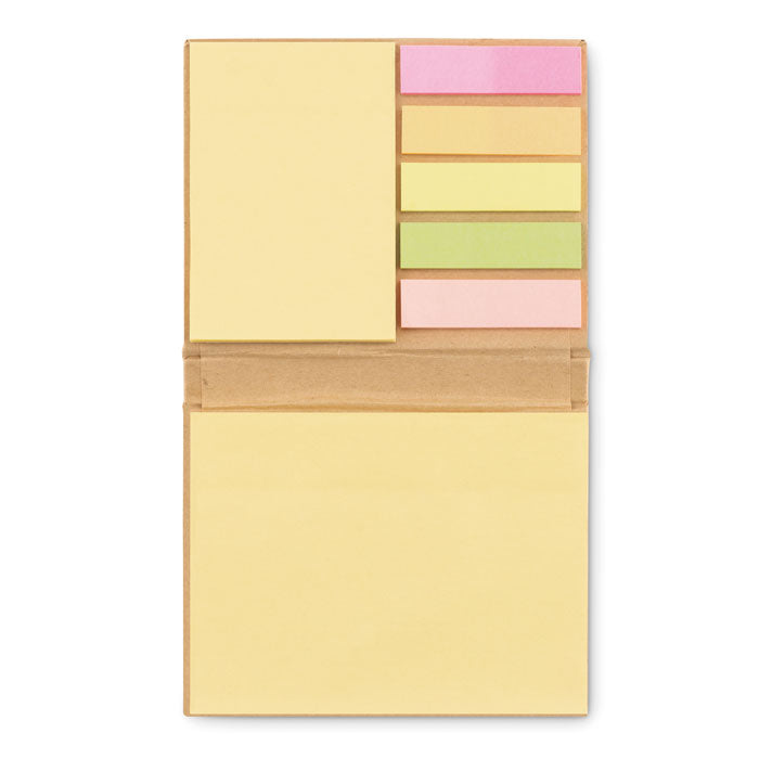 Branded Recycled Carton Cover Sticky Note Memo Pad without branding
