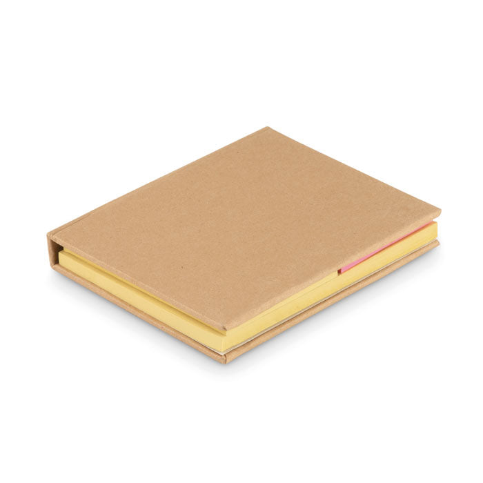 Branded Recycled Carton Cover Sticky Note Memo Pad