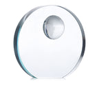 Branded Globe Pattern Glass Trophy