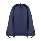 Branded 190T Polyester Drawstring Bag in Blue