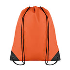 Branded 190T Polyester Drawstring Bag in Orange