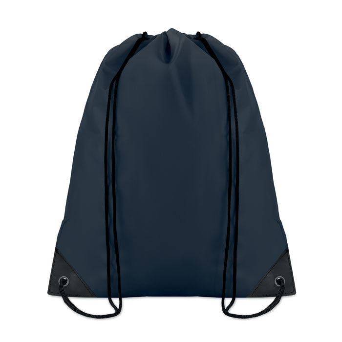 Branded 190T Polyester Drawstring Bag in Blue