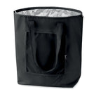 Branded Foldable Cooler Shopping Bag in Black