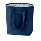 Branded Foldable Cooler Shopping Bag in Blue