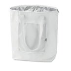Branded Foldable Cooler Shopping Bag in White