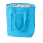 Branded Foldable Cooler Shopping Bag in Blue